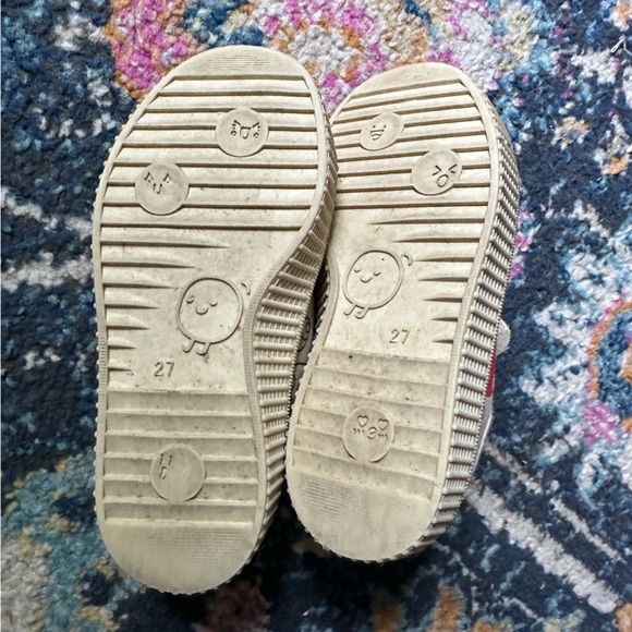 Kids canvas PAC Man Ghost Velcro sneakers size 10 - Picture 2 of 11